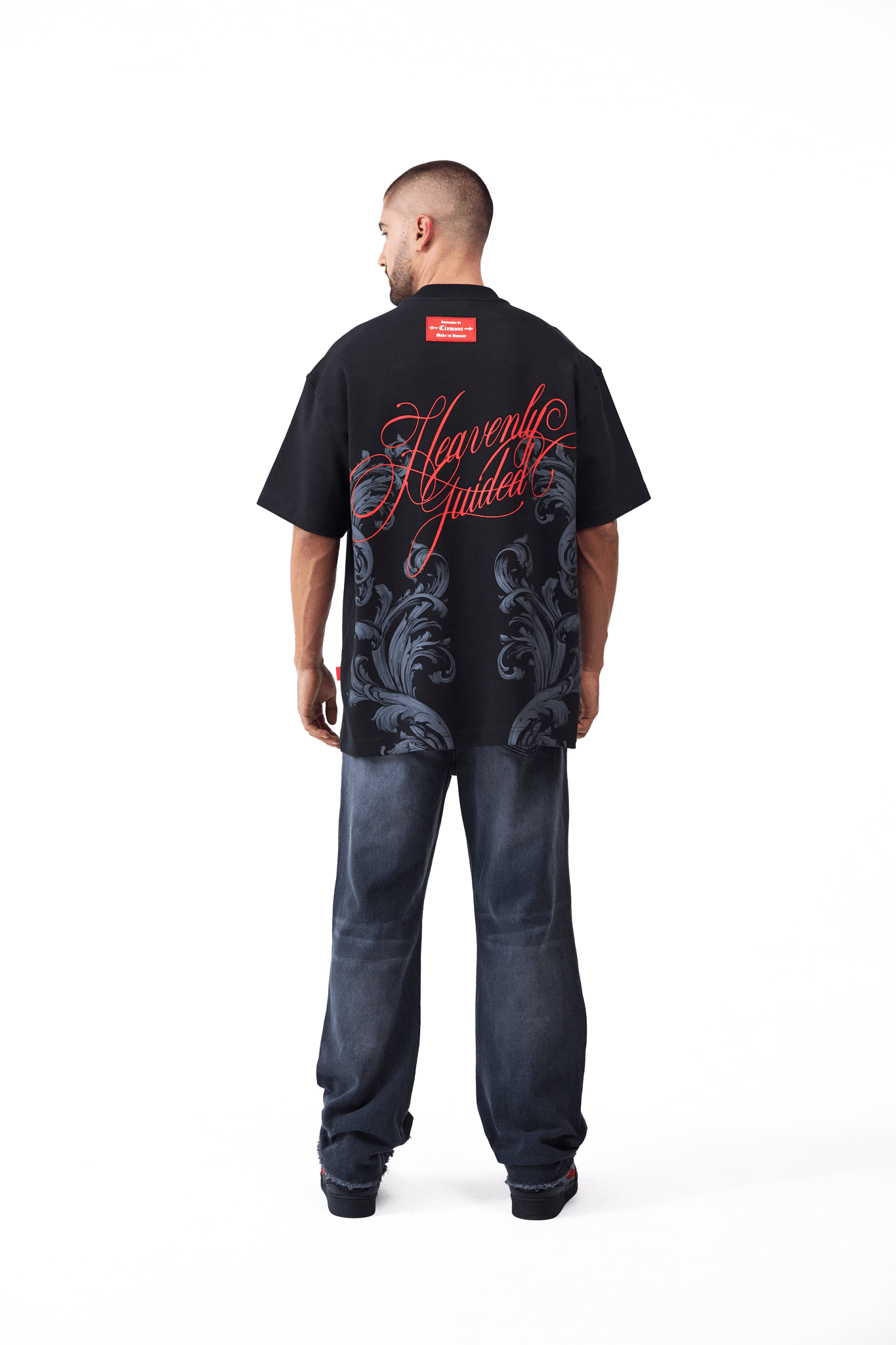 CAMISETA OVERSIZED MASCULINO NOCTURNA NEGRO CLEMONT - CLEMONT.CO S.A.S.