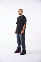 CAMISETA OVERSIZED MASCULINO NOCTURNA NEGRO CLEMONT - CLEMONT.CO S.A.S.