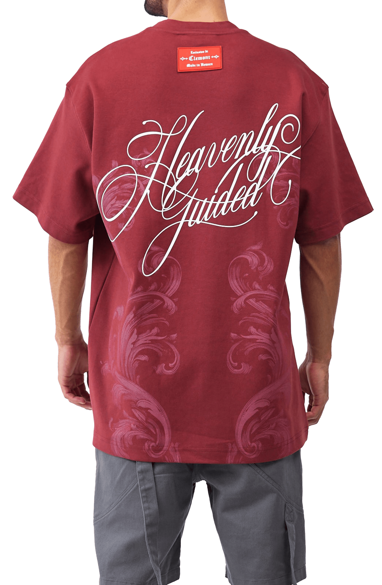 CAMISETA OVERSIZED MASCULINO NOCTURNA VINOTINTO CLEMONT - CLEMONT.CO S.A.S.