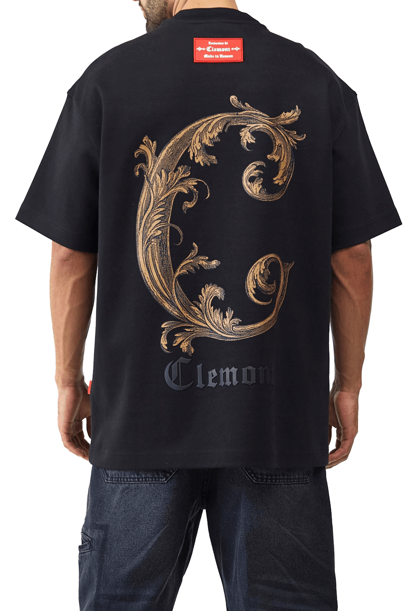 CAMISETA OVERSIZED MASCULINO ONIRICO NEGRO CLEMONT - CLEMONT.CO S.A.S.