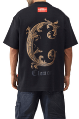 CAMISETA OVERSIZED MASCULINO ONIRICO NEGRO CLEMONT - CLEMONT.CO S.A.S.