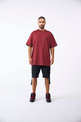 CAMISETA OVERSIZED MASCULINO ONIRICO VINOTINTO CLEMONT - CLEMONT.CO S.A.S.