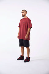 CAMISETA OVERSIZED MASCULINO ONIRICO VINOTINTO CLEMONT - CLEMONT.CO S.A.S.
