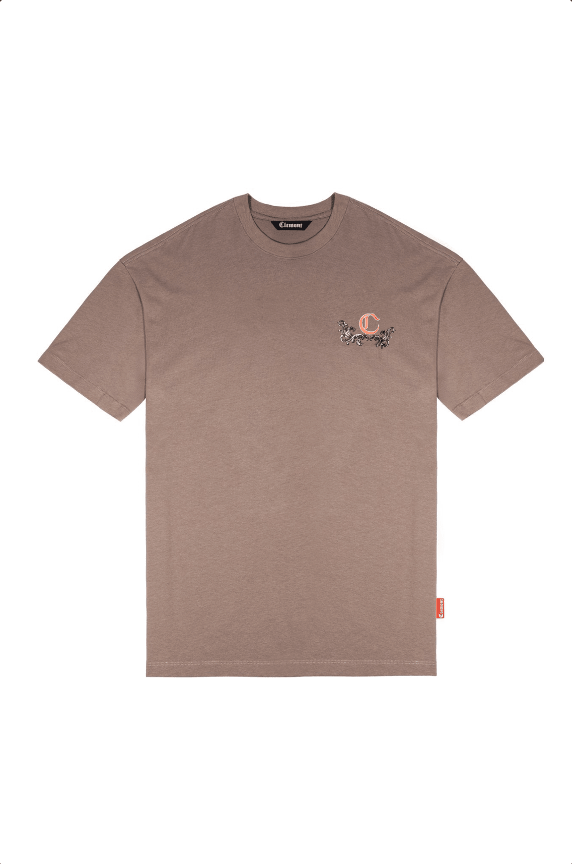 CAMISETA OVERSIZED MASCULINO PASSAGGIO TAUPE CLEMONT - Clemont Oficial