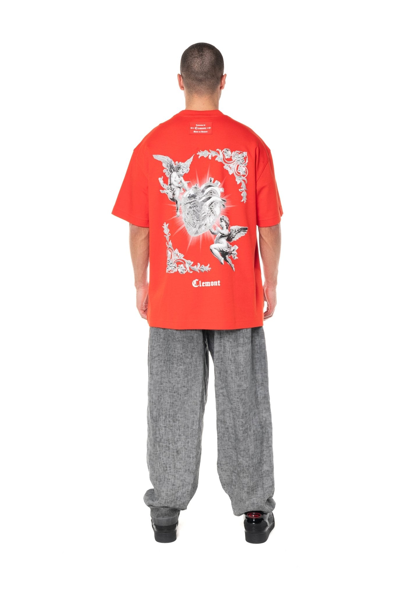 CAMISETA OVERSIZED MASCULINO RIFIORIRE ROJOCLEMONT - Clemont Oficial