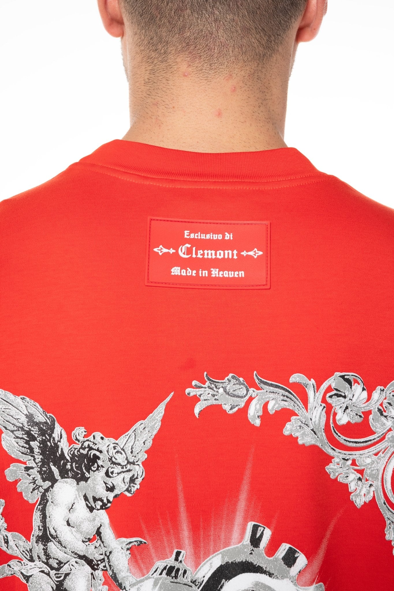 CAMISETA OVERSIZED MASCULINO RIFIORIRE ROJOCLEMONT - Clemont Oficial