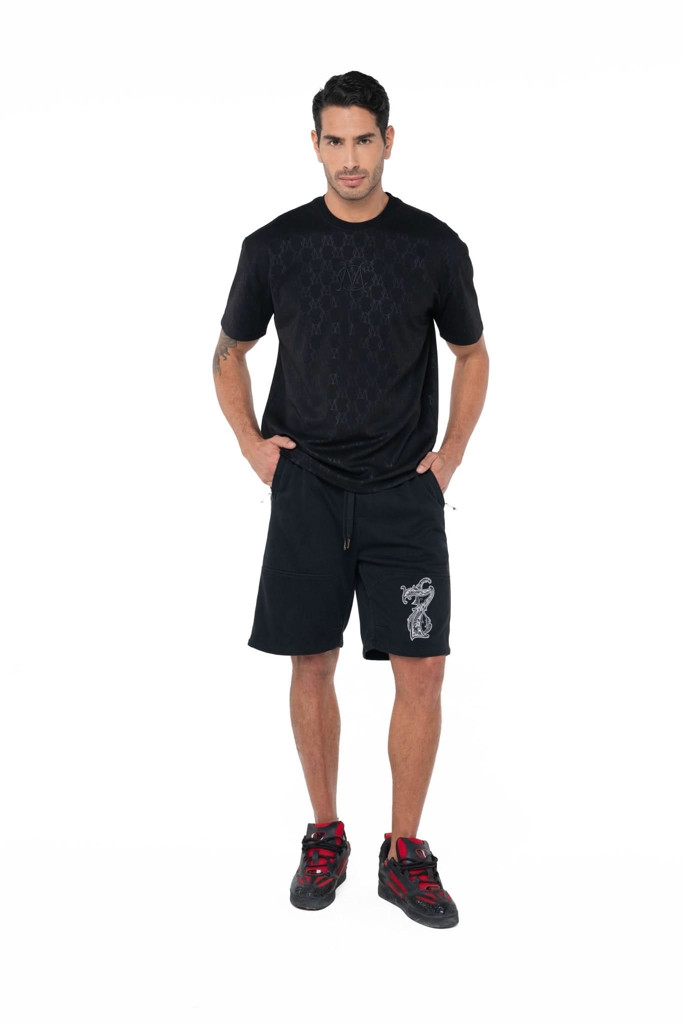 CAMISETA SEMI OVERSIZED MASCULINO ARGILLA NEGRO CLEMONT - Clemont Oficial