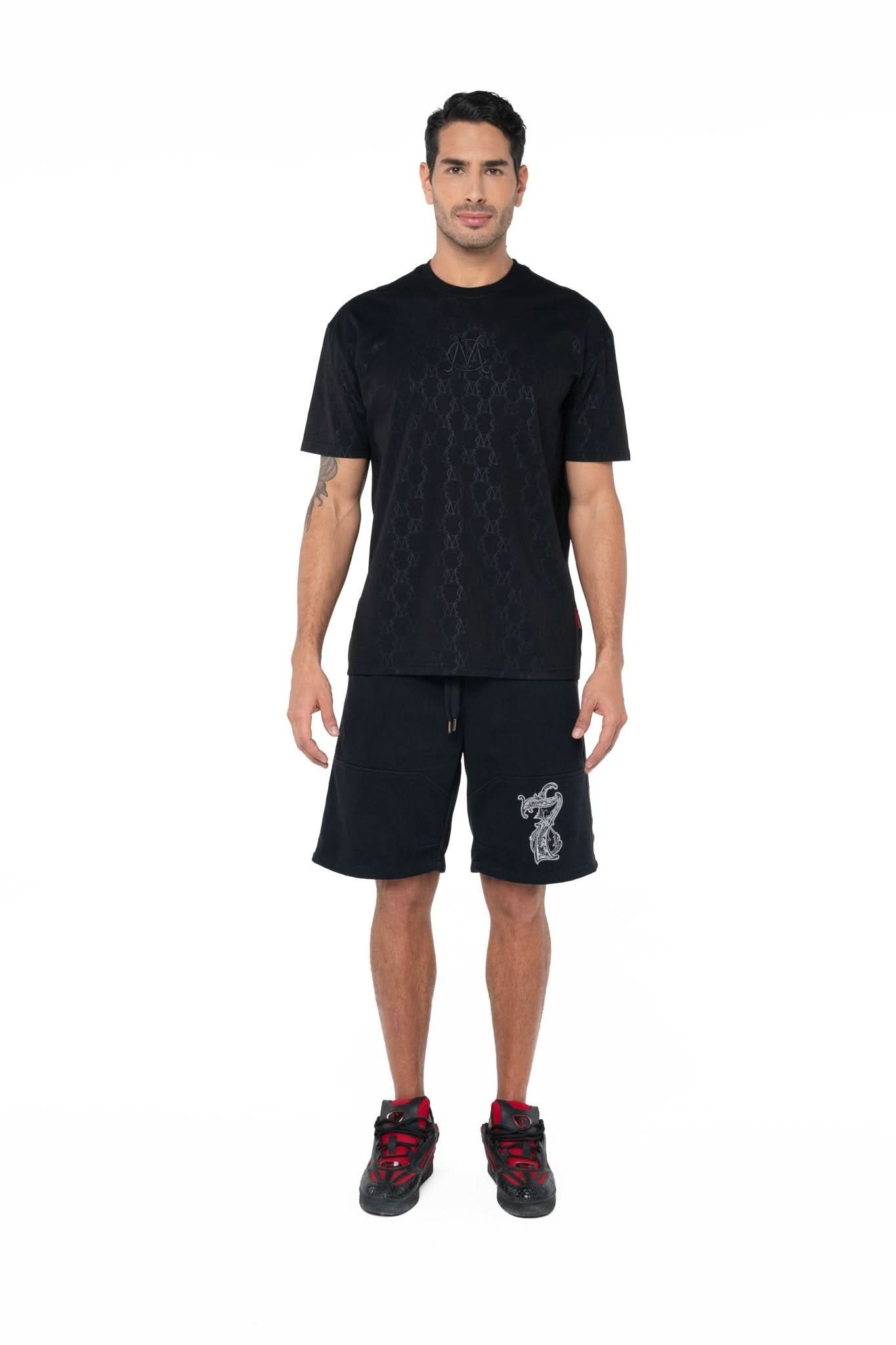 CAMISETA SEMI OVERSIZED MASCULINO ARGILLA NEGRO CLEMONT - Clemont Oficial