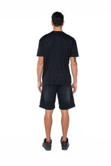 CAMISETA SEMI OVERSIZED MASCULINO ARGILLA NEGRO CLEMONT - Clemont Oficial