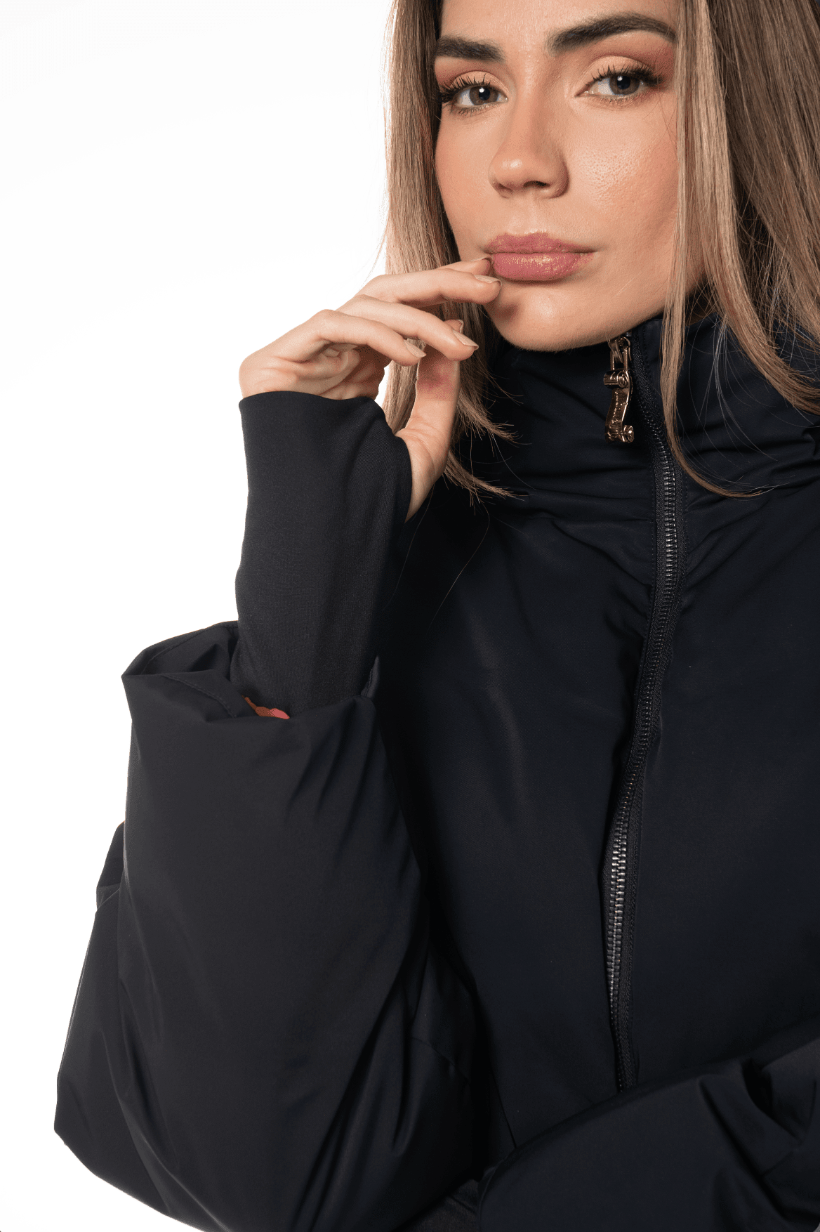 CHAQUETA CROP LYRA NEGRO FEMENINO CLEMONT - CLEMONT.CO S.A.S.