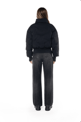 CHAQUETA CROP LYRA NEGRO FEMENINO CLEMONT - CLEMONT.CO S.A.S.