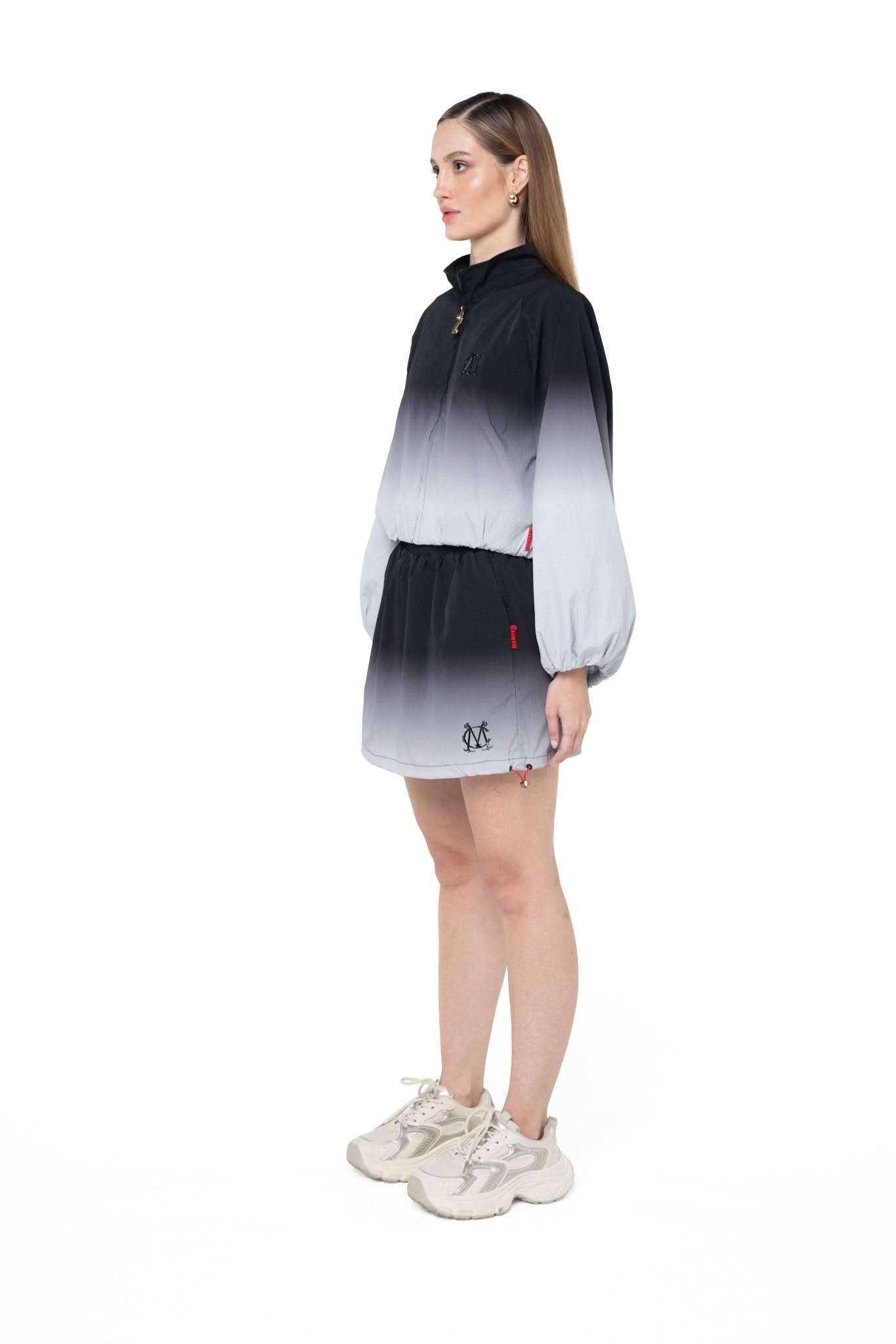 CHAQUETA MUJER GEMMA GRIS/NEGRO CLEMONT - Clemont Oficial