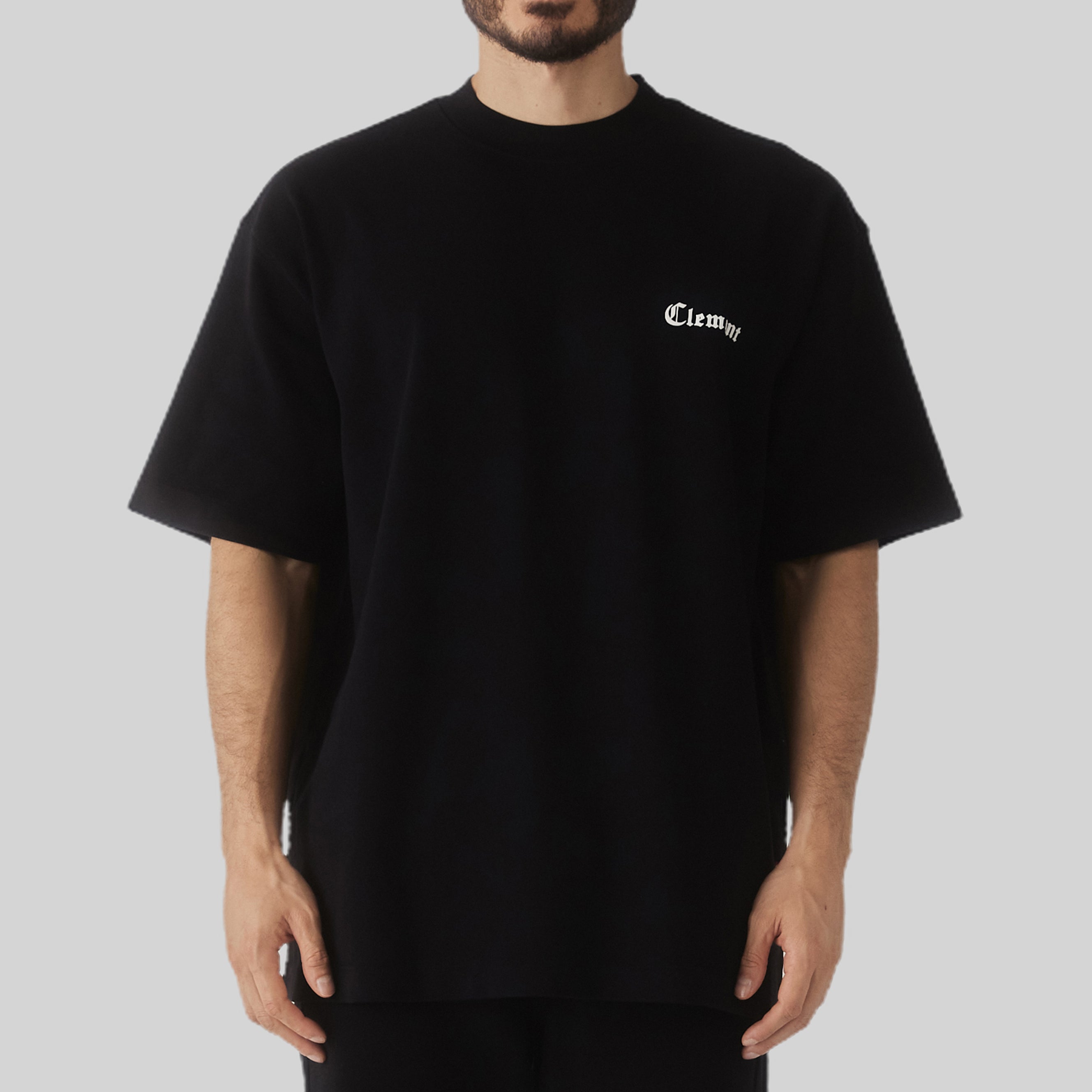 CAMISETA OVERSIZED HIRAM NEGRO CLEMONT