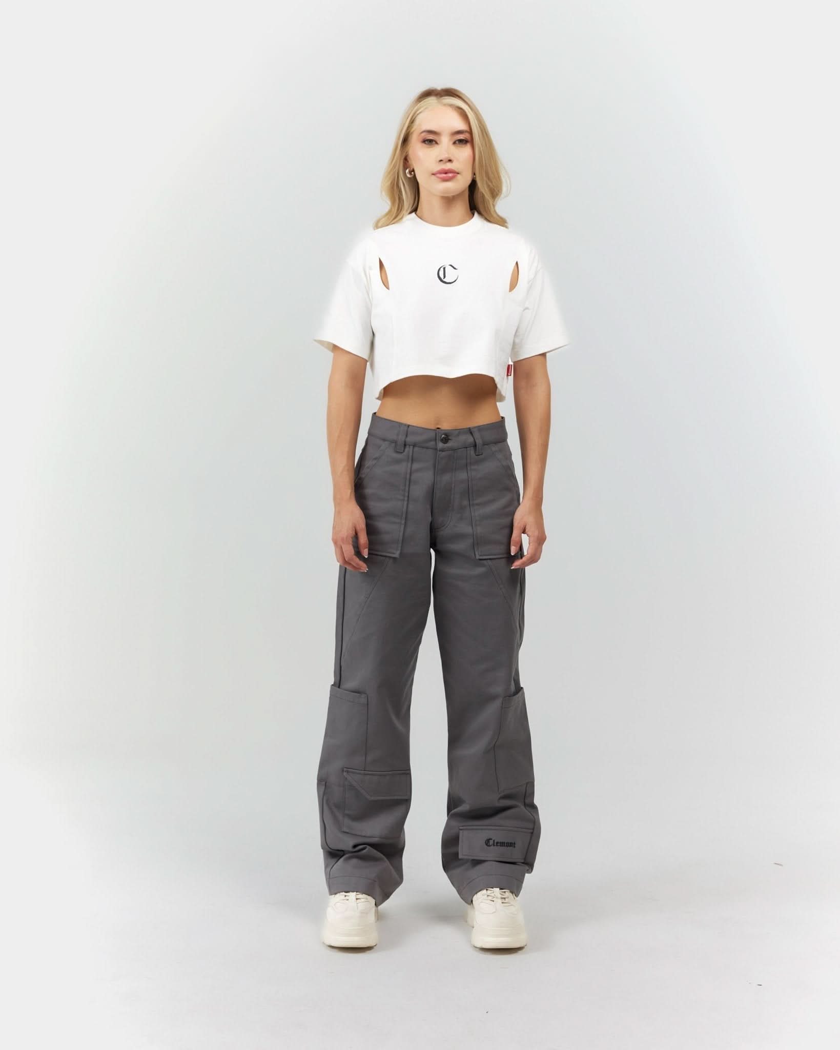 CROP TOP MUJER ARMONIOSO CREMA CLEMONT - CLEMONT.CO S.A.S.