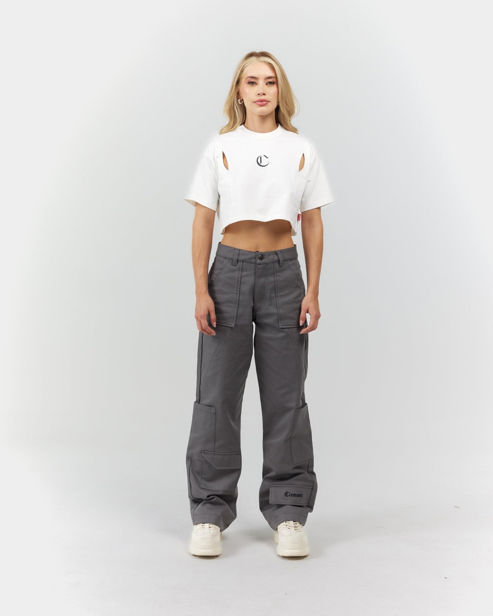 CROP TOP MUJER ARMONIOSO CREMA CLEMONT - CLEMONT.CO S.A.S.