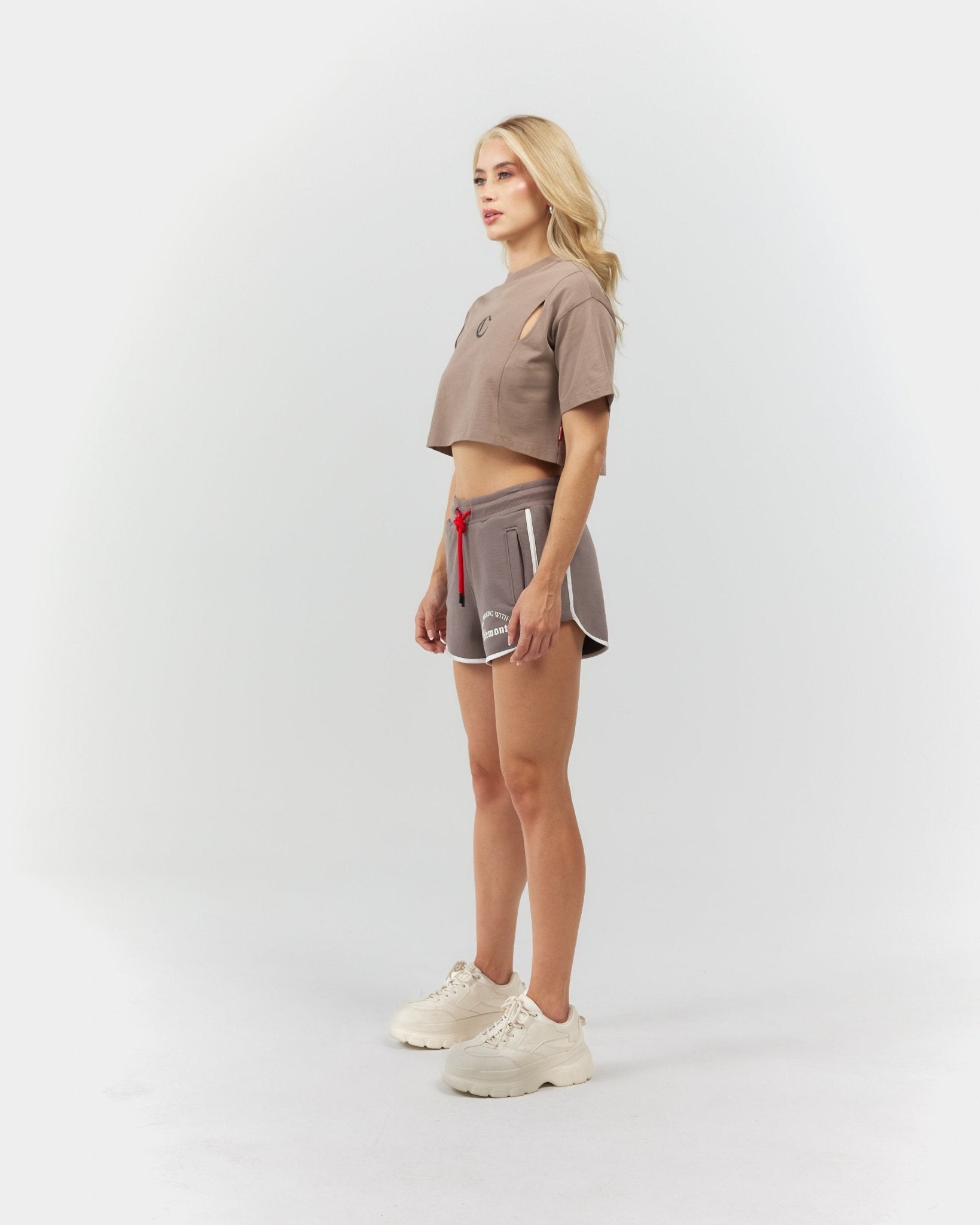 CROP TOP MUJER ARMONIOSO TAUPE CLEMONT - CLEMONT.CO S.A.S.