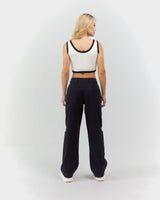 CROP TOP MUJER ELEGANZA CREMA/NEGRO CLEMONT - CLEMONT.CO S.A.S.