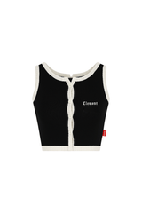 CROP TOP MUJER ELEGANZA NEGRO/CREMA CLEMONT - CLEMONT.CO S.A.S.