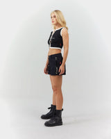 CROP TOP MUJER ELEGANZA NEGRO/CREMA CLEMONT - CLEMONT.CO S.A.S.