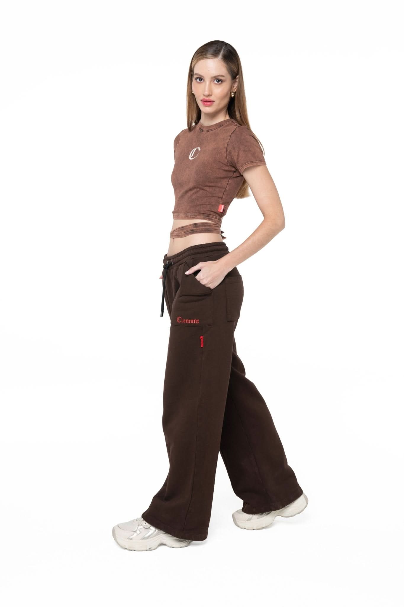 CROP TOP MUJER INGANNARE MOCCA CLEMONT - Clemont Oficial