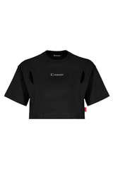 CROP TOP MUJER RAGGIANTE NEGRO CLEMONT - CLEMONT.CO S.A.S.