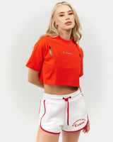 CROP TOP MUJER RAGGIANTE RED CLEMONT - Clemont Oficial
