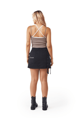CROP TOP OSCILLARE TAUPE CLEMONT - CLEMONT.CO S.A.S.