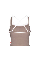 CROP TOP OSCILLARE TAUPE CLEMONT - CLEMONT.CO S.A.S.
