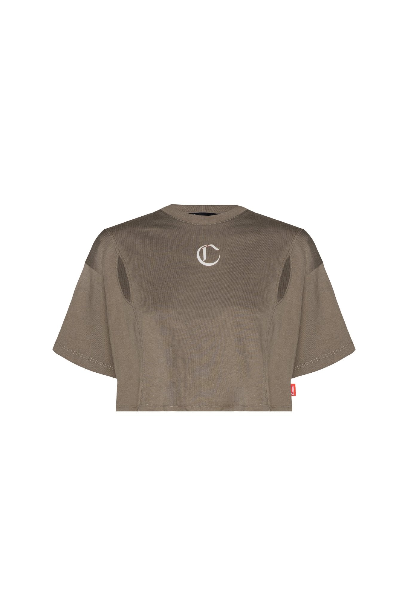 CROP TOP OVERSIZED MUJER APPOGGIO TAUPE CLEMONT - Clemont Oficial