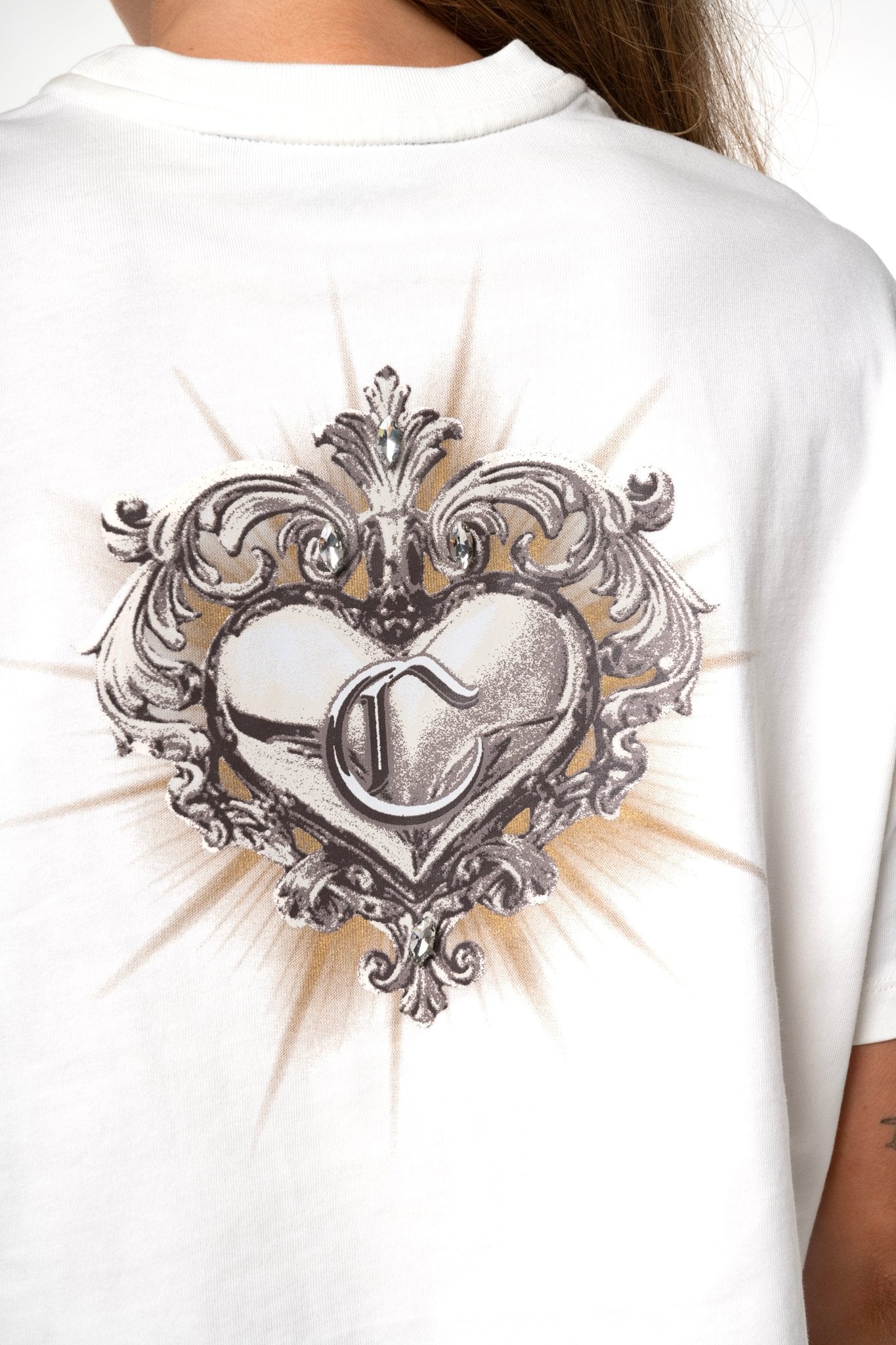 CROP TOP OVERSIZED MUJER RISTORO CREMA CLEMONT - Clemont Oficial