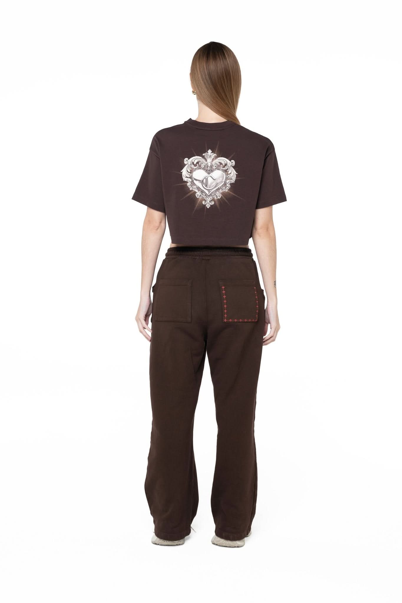 CROP TOP OVERSIZED MUJER RISTORO MOCCA CLEMONT - Clemont Oficial