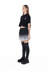 CROP TOP OVERSIZED MUJER RISTORO NEGRO CLEMONT - Clemont Oficial