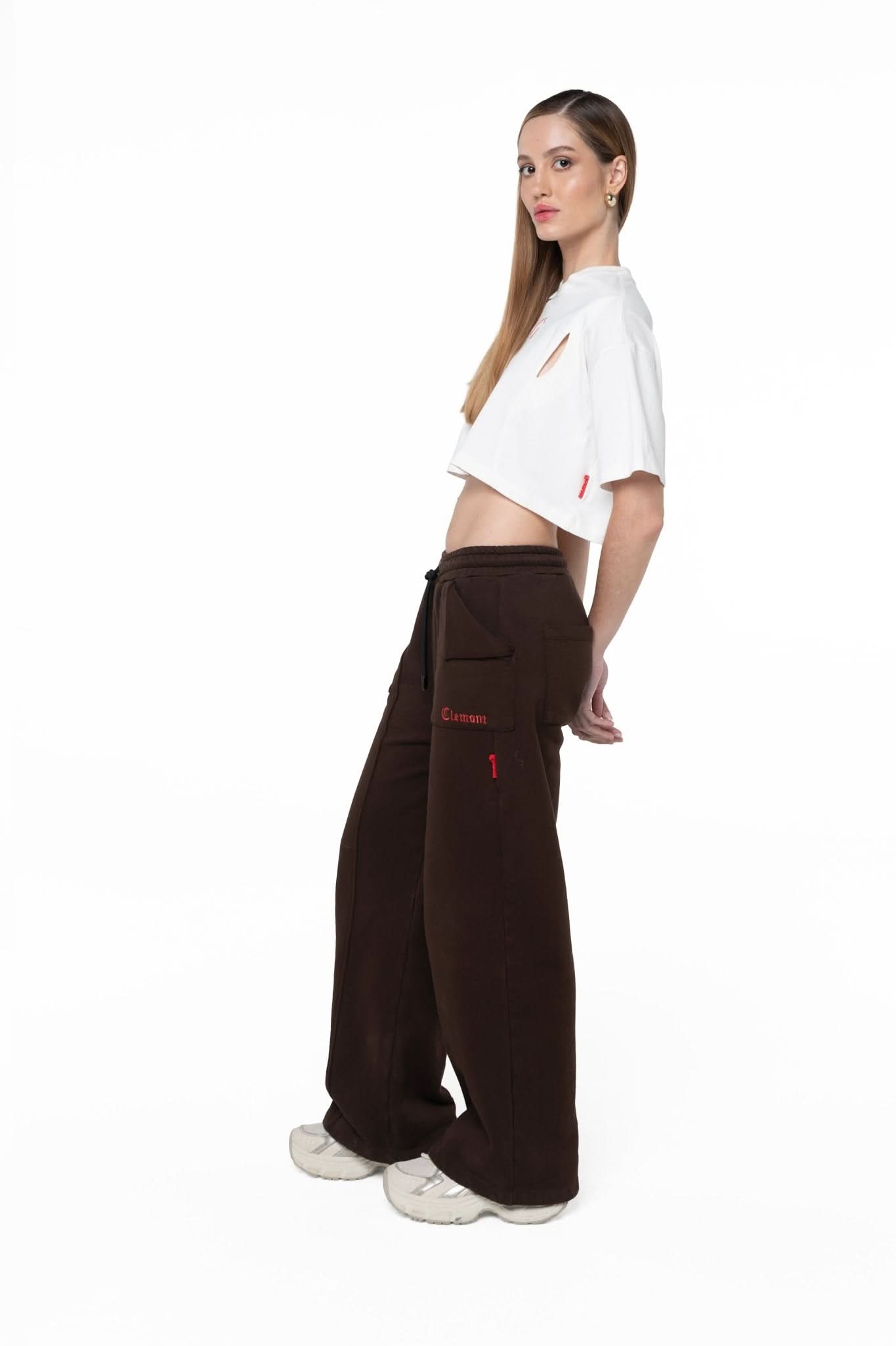 CROP TOP SEMI OVERSIZED MUJER APPOGGIO CREMA CLEMONT - Clemont Oficial