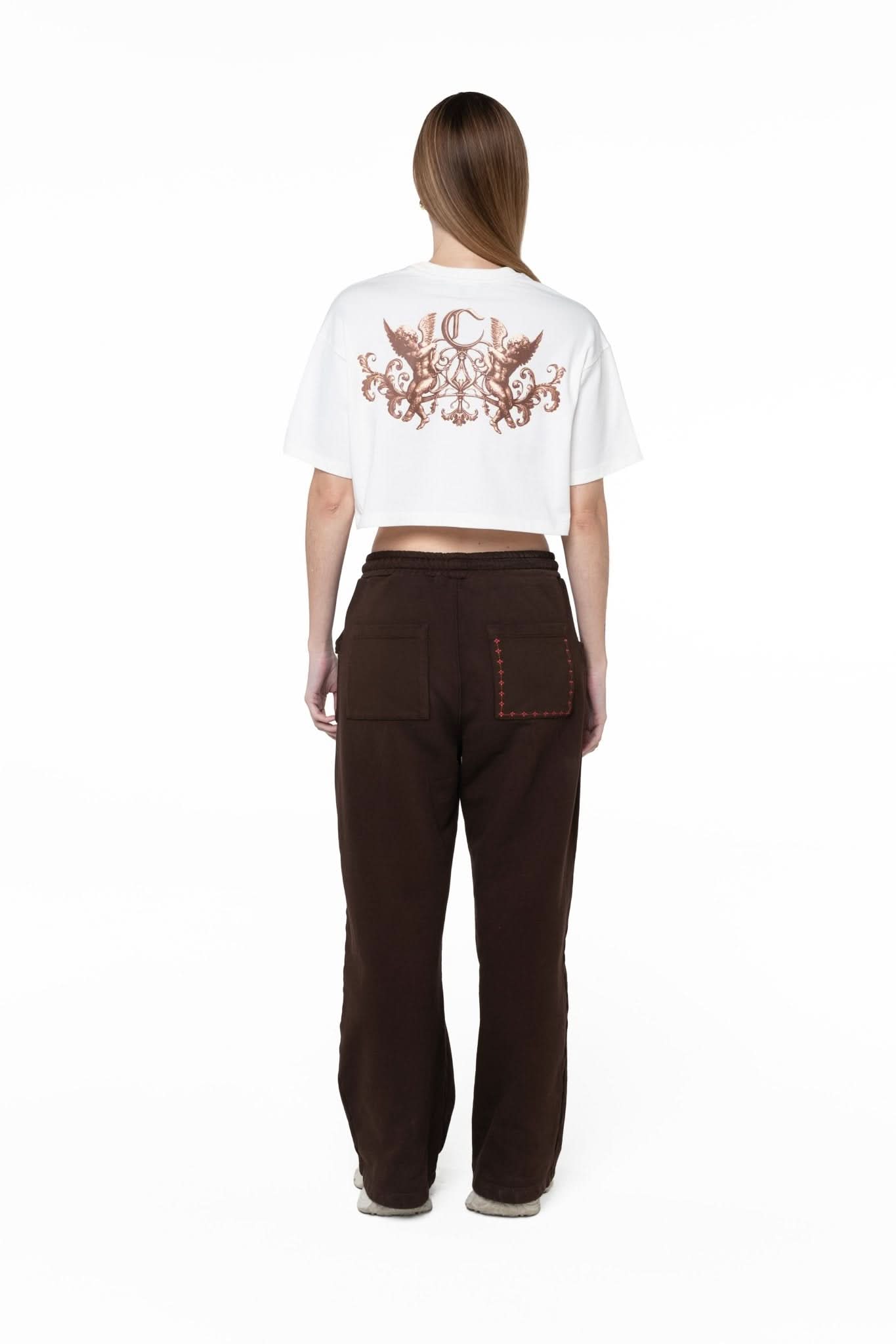 CROP TOP SEMI OVERSIZED MUJER APPOGGIO CREMA CLEMONT - Clemont Oficial