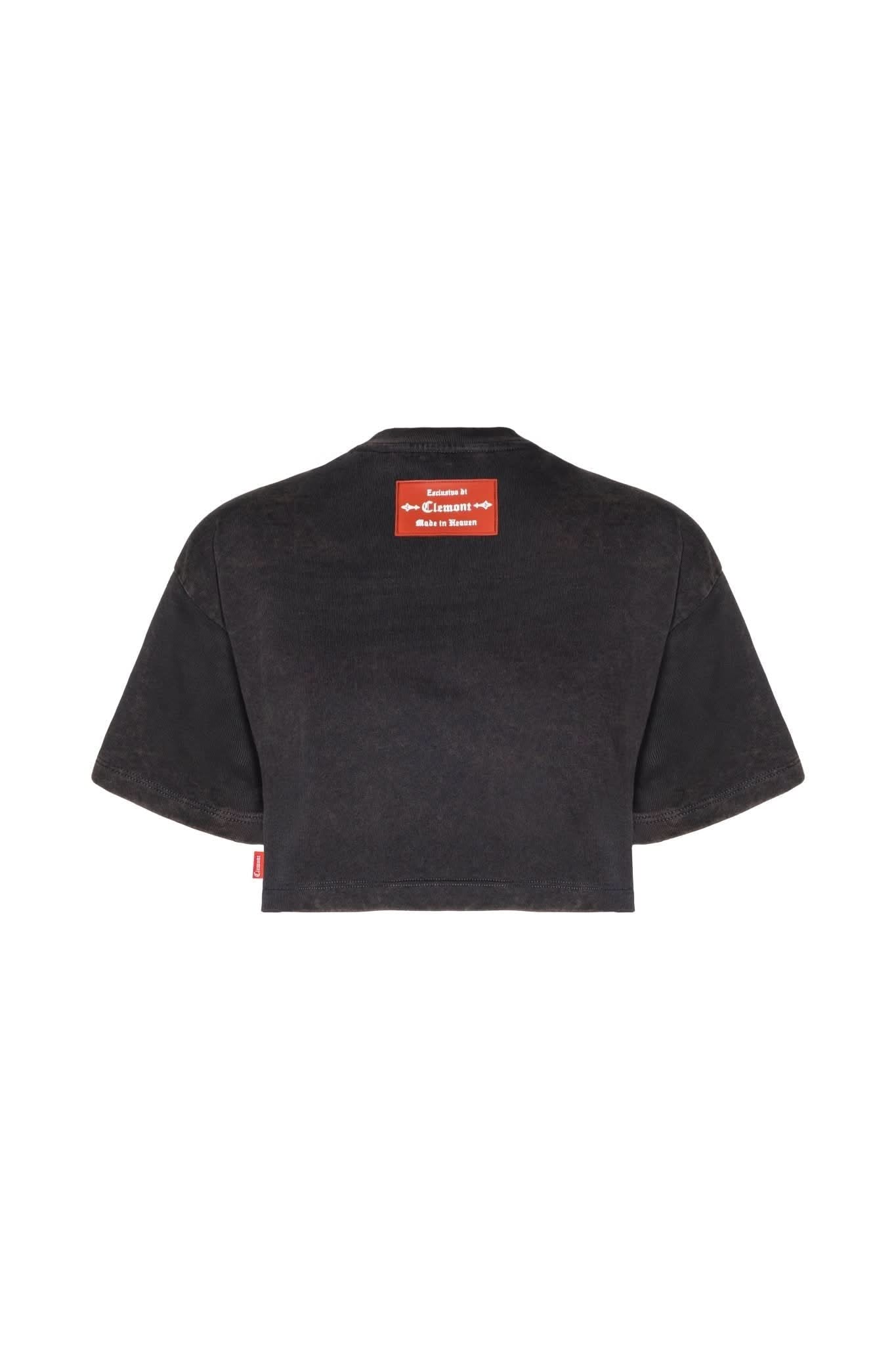 CROP TOPS CAOS NEGRO CLEMONT - CLEMONT.CO S.A.S.
