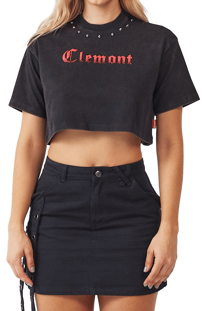 CROP TOPS CAOS NEGRO CLEMONT - CLEMONT.CO S.A.S.
