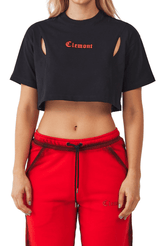 CROP TOPS SOFFERENZA NEGRO CLEMONT - Clemont Oficial