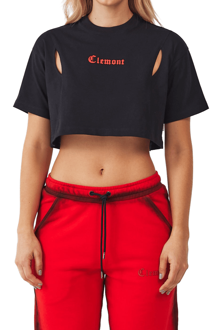 CROP TOPS SOFFERENZA NEGRO CLEMONT - Clemont Oficial
