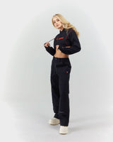 CROPPED HOODIE WOMEN VIGORE BLACK CLEMONT - CLEMONT.CO S.A.S.