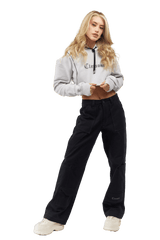 CROPPED HOODIE WOMEN VIGORE GREY CLEMONT - CLEMONT.CO S.A.S.