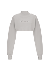CROPPED SWEATER WOMEN BELLEZZA GREY CLEMONT - CLEMONT.CO S.A.S.
