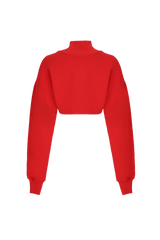 CROPPED SWEATER WOMEN BELLEZZA RED CLEMONT - CLEMONT.CO S.A.S.