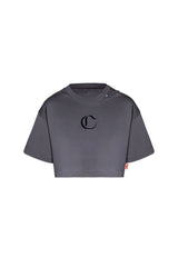CROPTOP OVERSIZED MUJER CENERE GRIS OSCURO CLEMONT - CLEMONT.CO S.A.S.