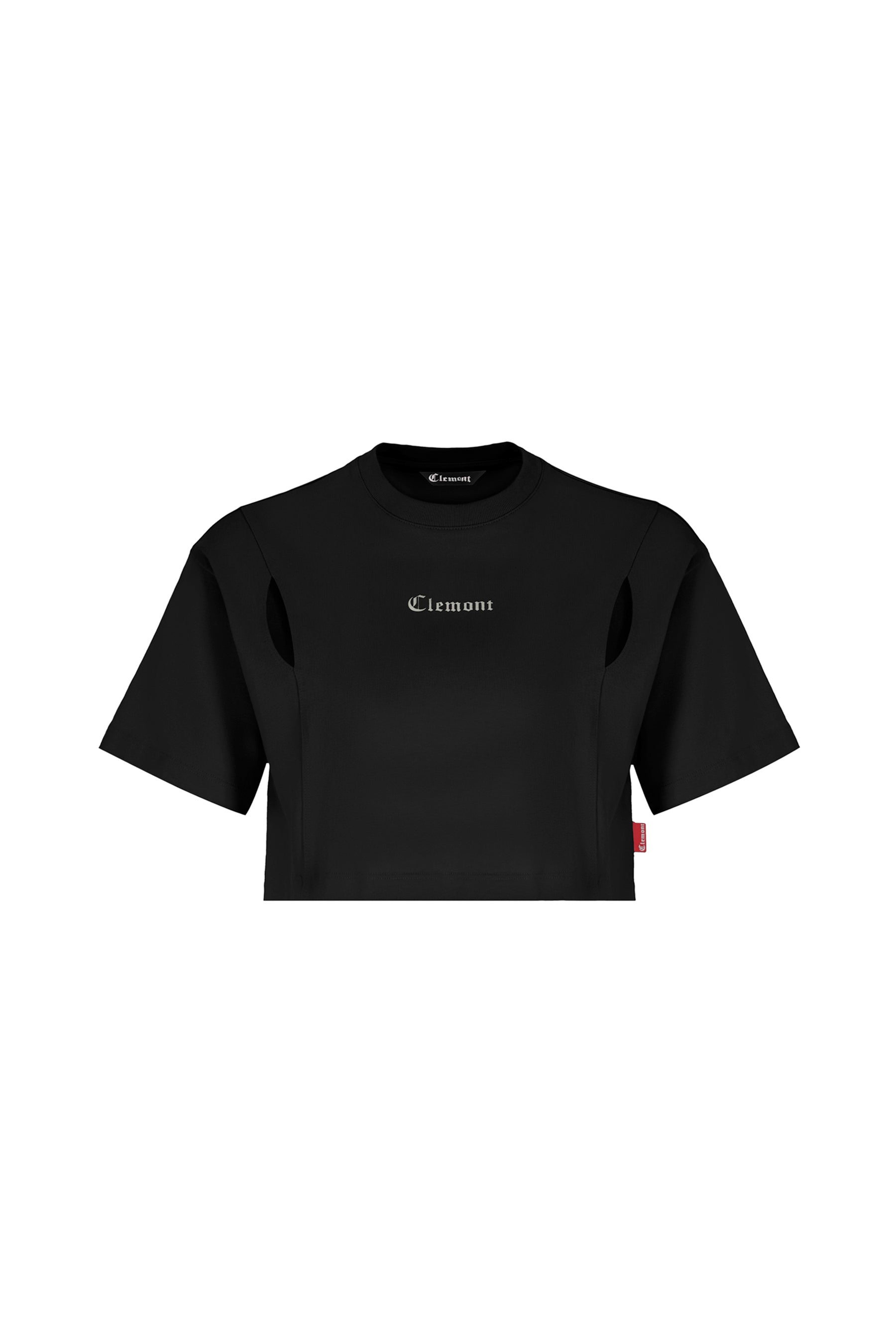 CROP TOP WOMEN  RAGGIANTE  BLACK CLEMONT