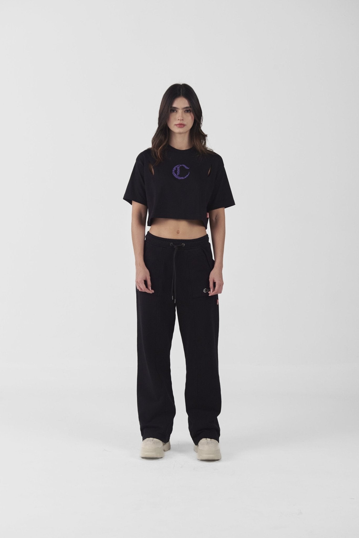 CROPTOPOVERSIZED SACRALITÁ NEGRO CLEMONT - CLEMONT.CO S.A.S.