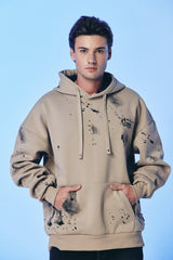 HOODIE HOMBRE INTRECCIO SAFARI/NEGRO CLEMONT - Clemont Oficial