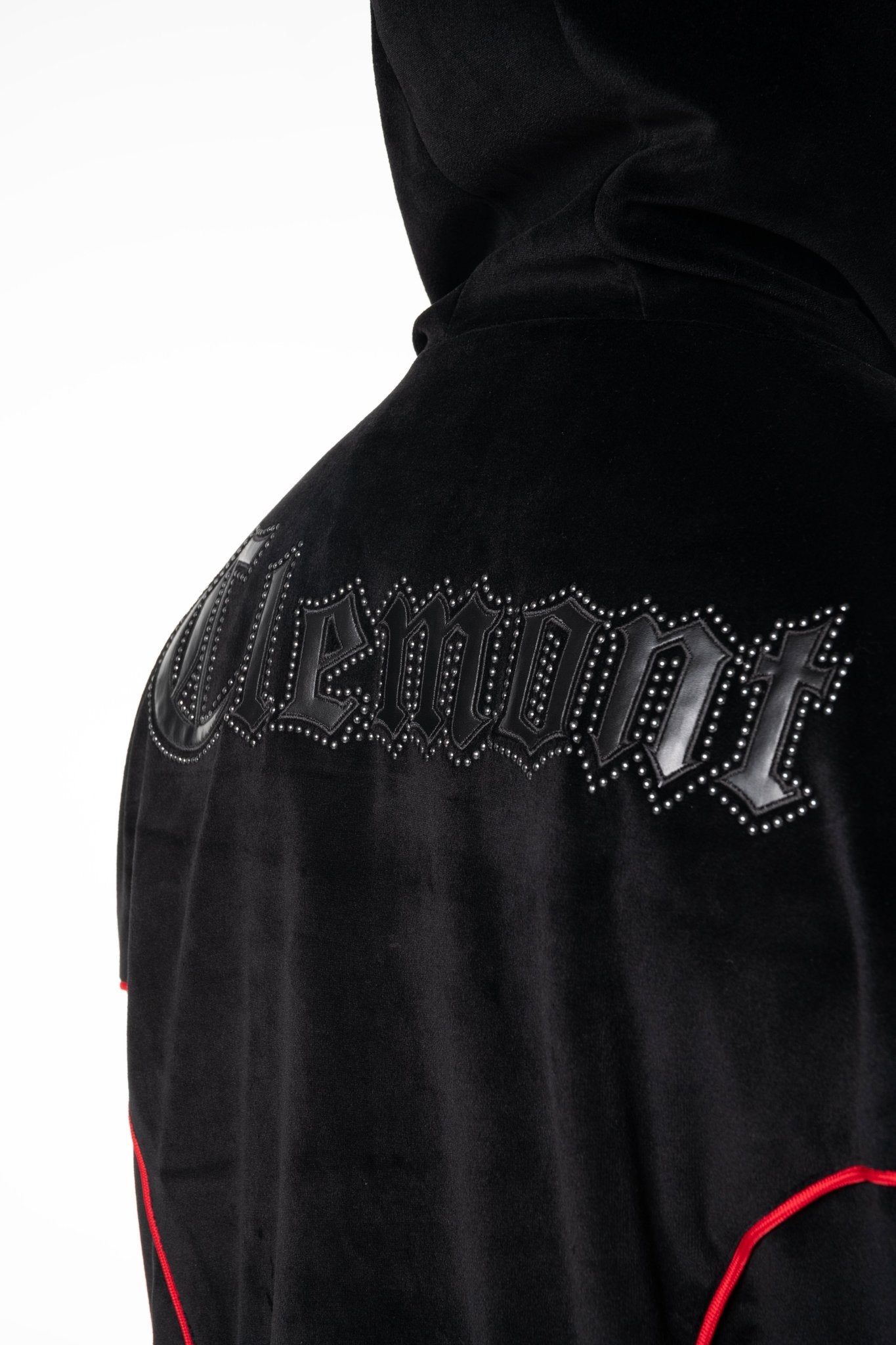 HOODIE MASCULINO RADUNARE NEGRO/ROJO CLEMONT - Clemont Oficial