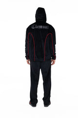HOODIE MASCULINO RADUNARE NEGRO/ROJO CLEMONT - Clemont Oficial