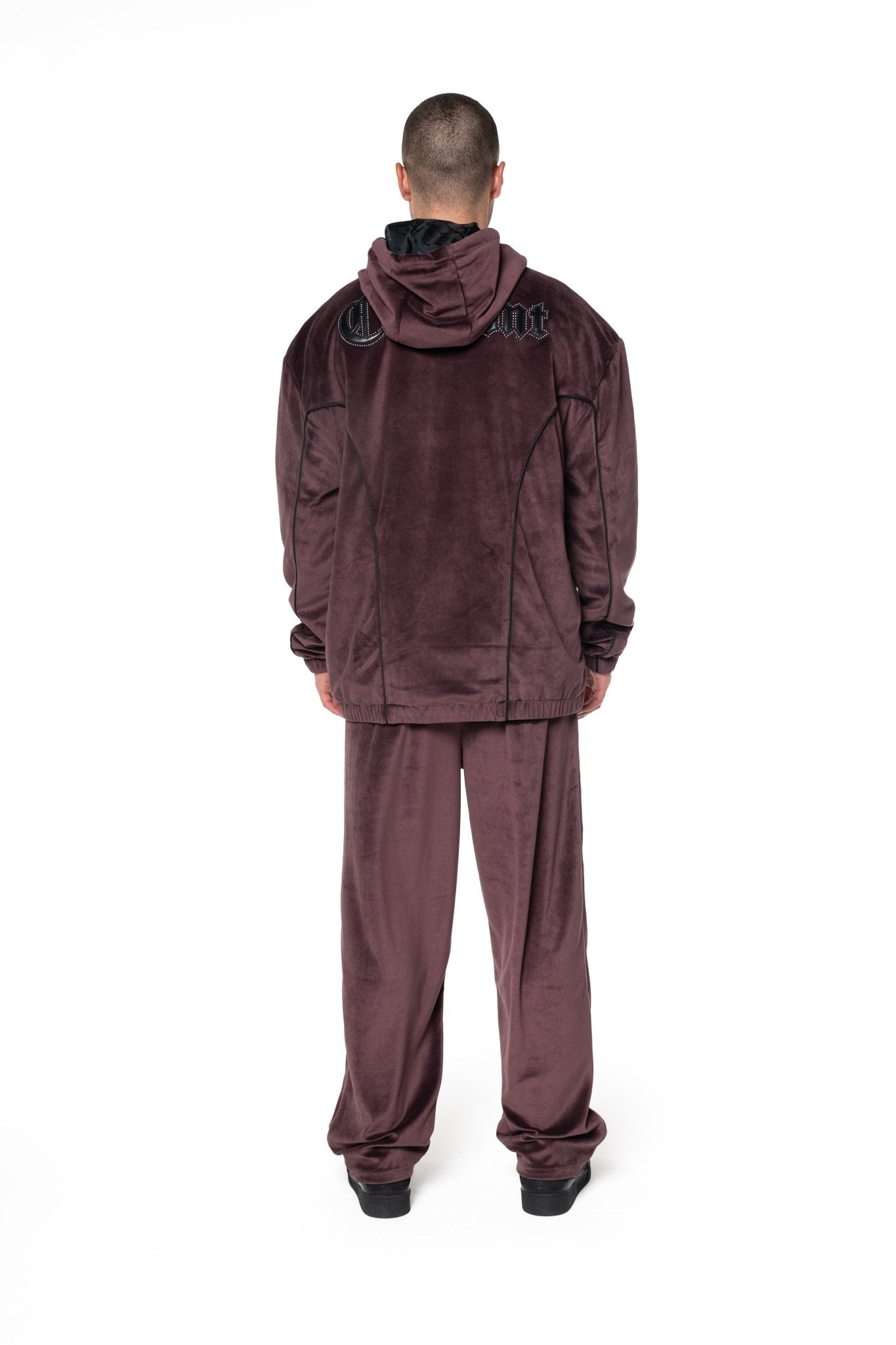 HOODIE MASCULINO RADUNARE VINOTINTO/NEGRO CLEMONT - Clemont Oficial