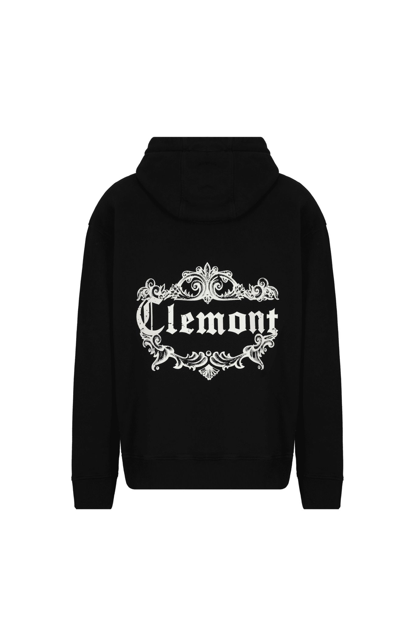 HOODIE MEN FIORITURA BLACK CLEMONT - CLEMONT.CO S.A.S.